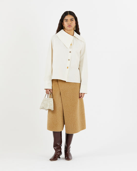 Monroe Blouse Organic Cotton Off White