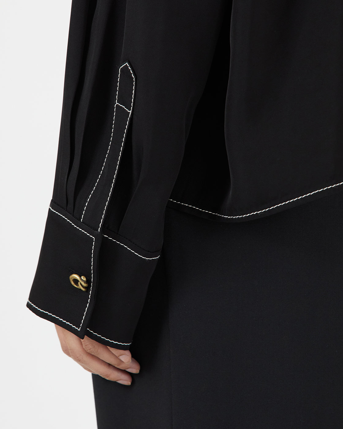 Monroe Blouse Viscose Twill Black