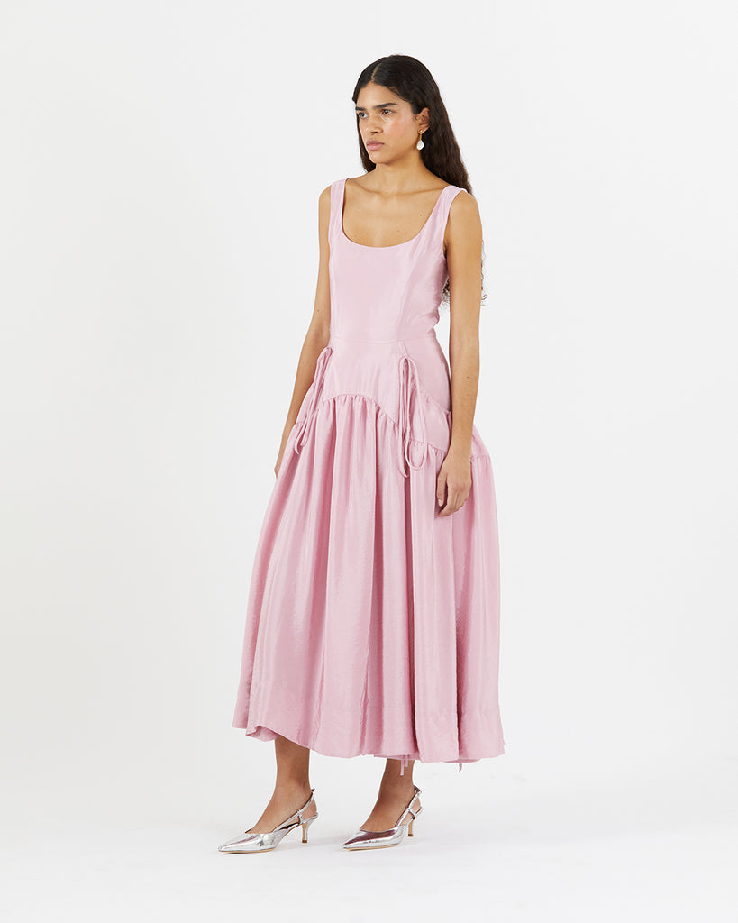 Erica Dress Viscose Blend Pink – REJINA PYO