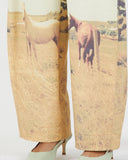 Sonny Jeans Organic Cotton Denim Print Horse