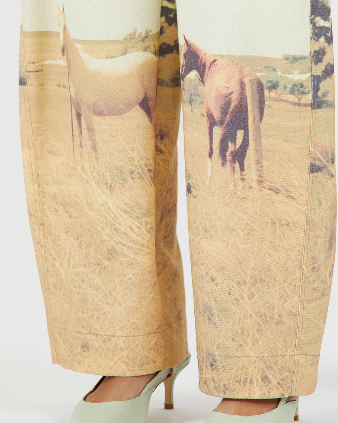 Sonny Jeans Organic Cotton Denim Print Horse