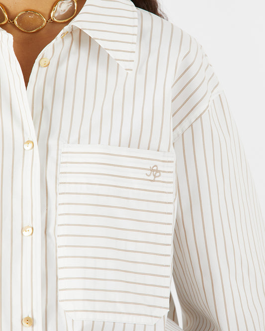 Caprice Shirt Cotton Blend Stripe