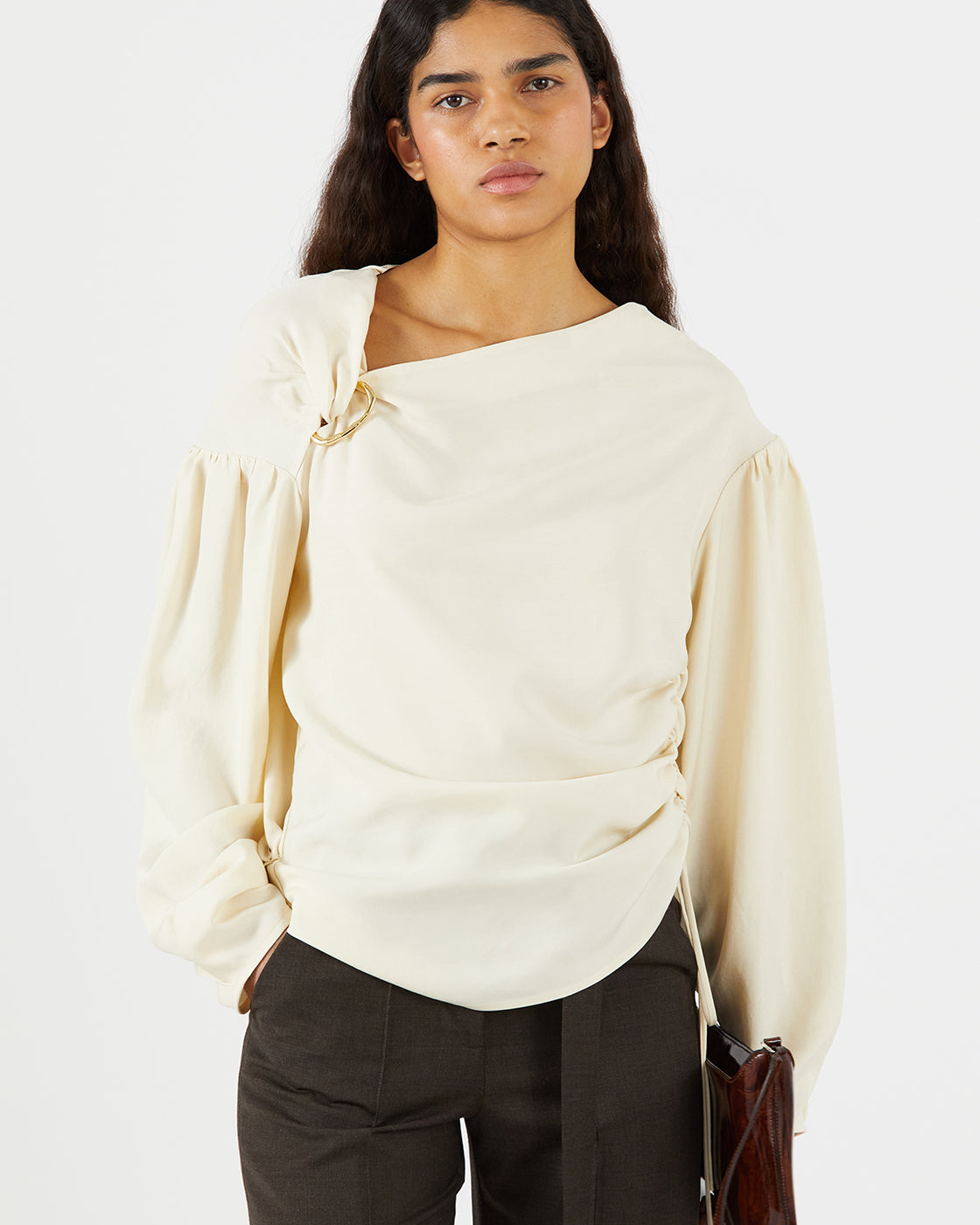 Miller Blouse Tencel Blend Off-White