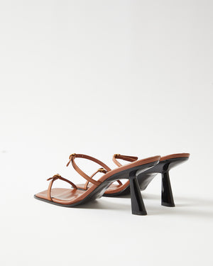 Avery Sandals Leather Nappa Tan