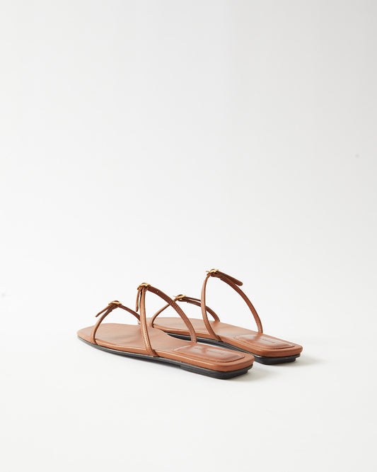 Clara Sandals Leather Nappa Tan