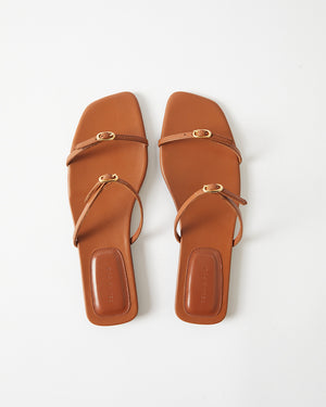 Clara Sandals Leather Nappa Tan