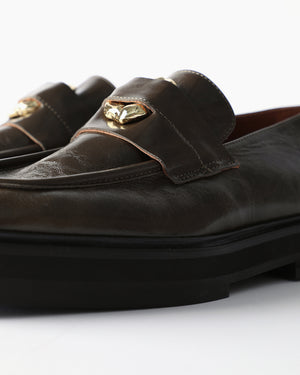 Doughnut Loafers Leather Musgo