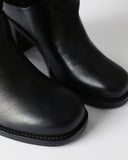 Shania Boots Suede and Leather Black
