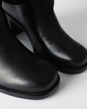 Shania Boots Suede and Leather Black - Special Price