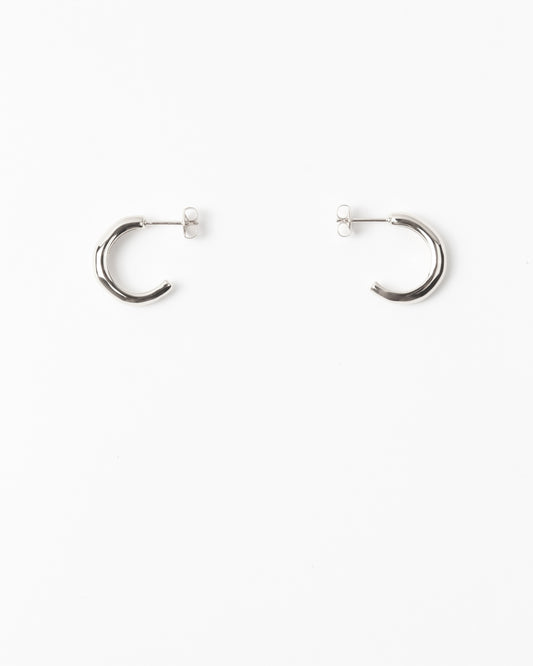 Small Hoops Silver Plated