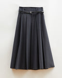 Odette Skirt Wool Blend Suiting Slate