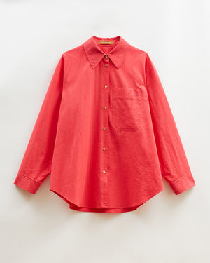 Caprice Shirt Organic Cotton Red