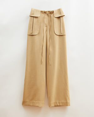 Sonia Trousers Tencel Blend Suiting Beige