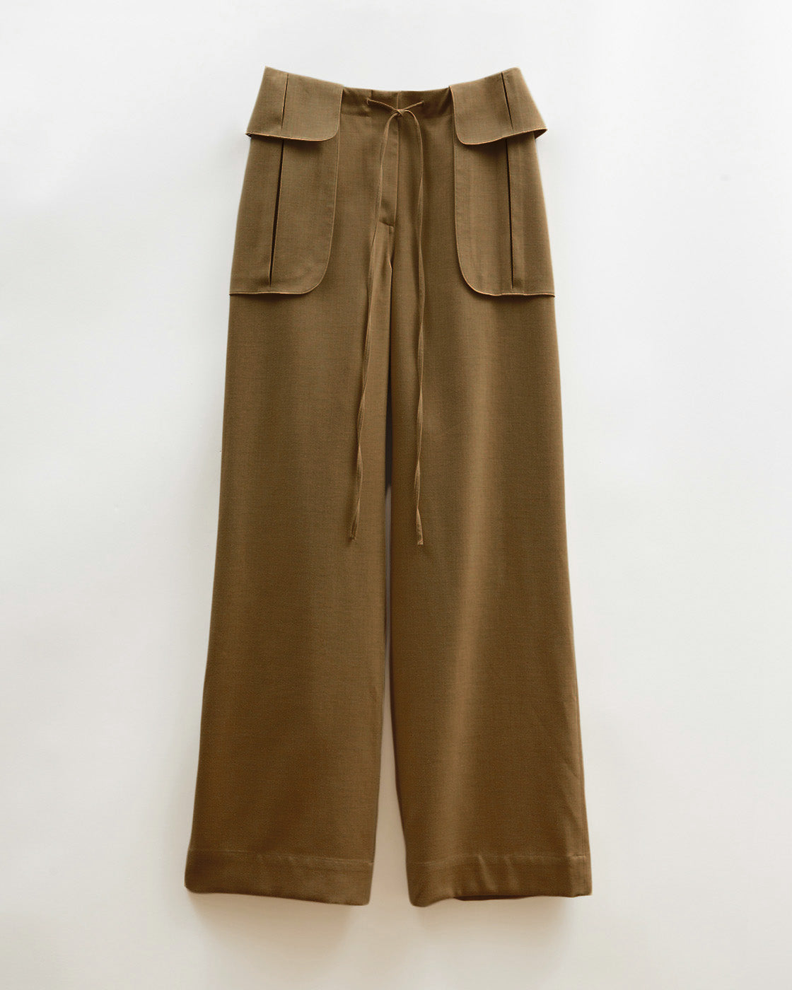 Sonia Trousers Wool Blend Olive