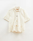 Marty Shirt Cotton Embroidery Cream