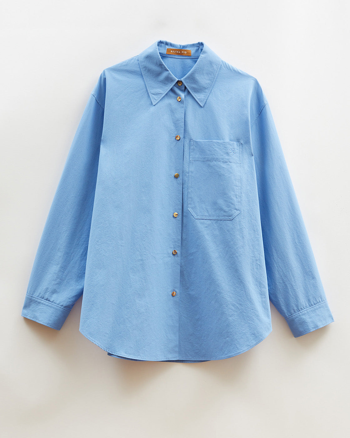 Caprice Shirt Organic Cotton Blue