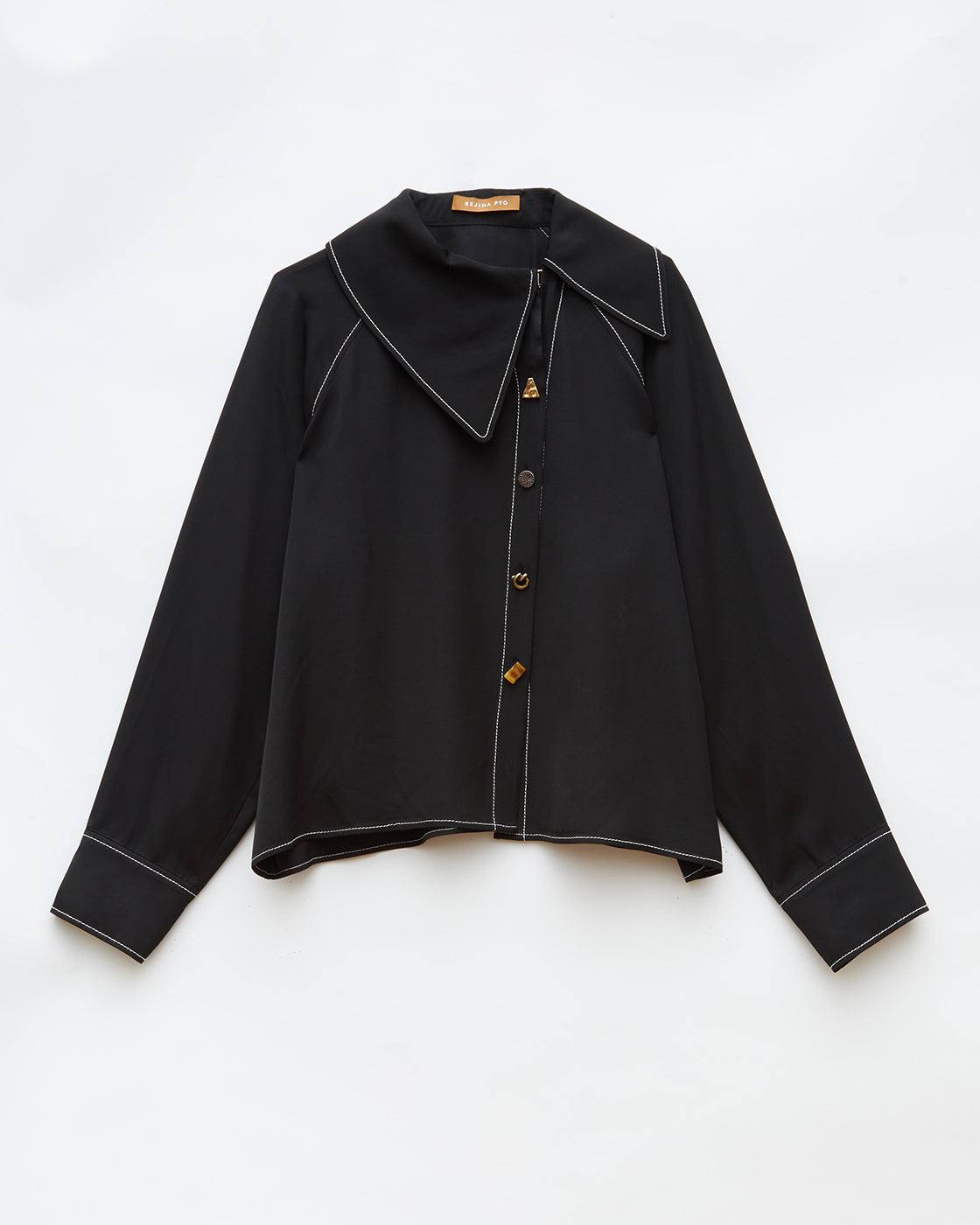 Monroe Blouse Viscose Twill Black