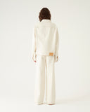 Theo Jacket Organic Cotton Denim Ecru