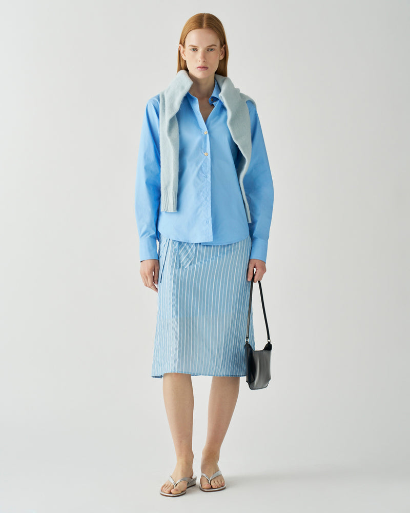 Robyn Shirt Cotton Poplin Blue