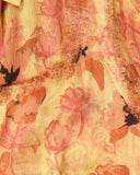 Lyla Shirt Viscose Print Flower Amber