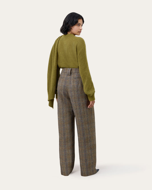 Mulberry x Rejina Pyo Heritage Trouser Heritage Check