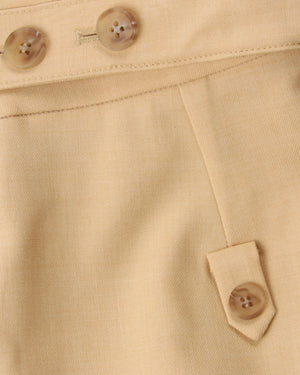 Eunah Trousers Wool Blend Butter - Special Price