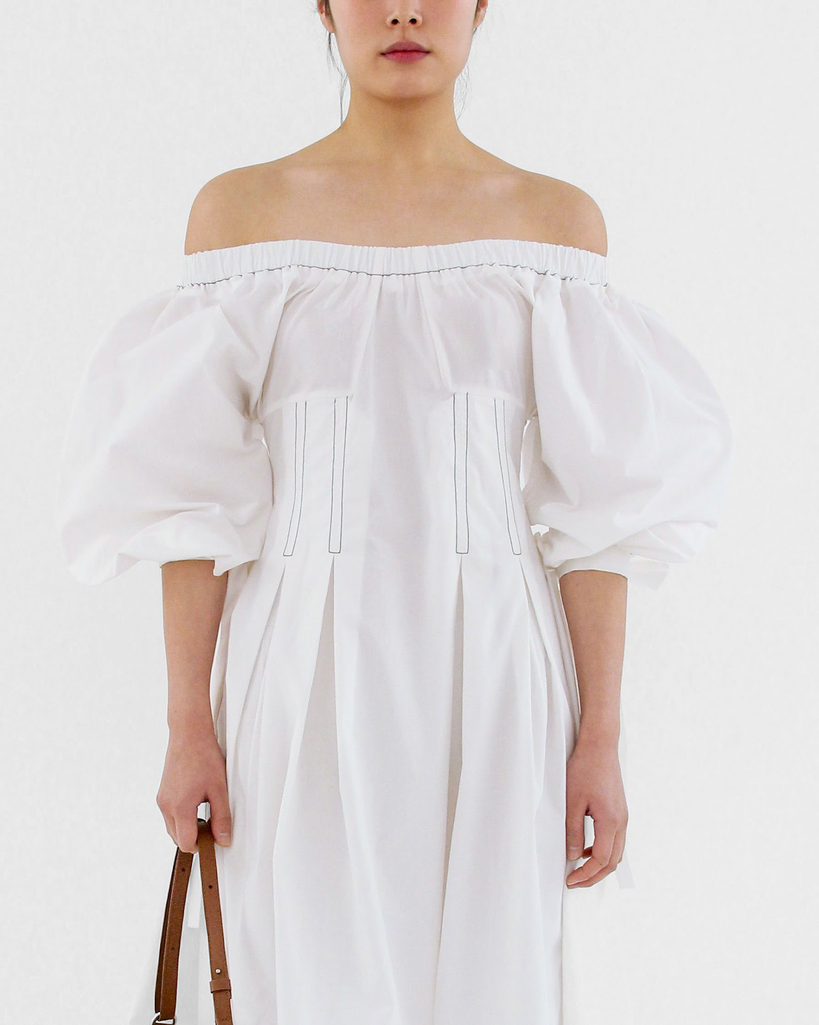 Greta Dress Organic Cotton Off-White