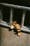 Larissa Flat Sandal 10mm Leather Brown