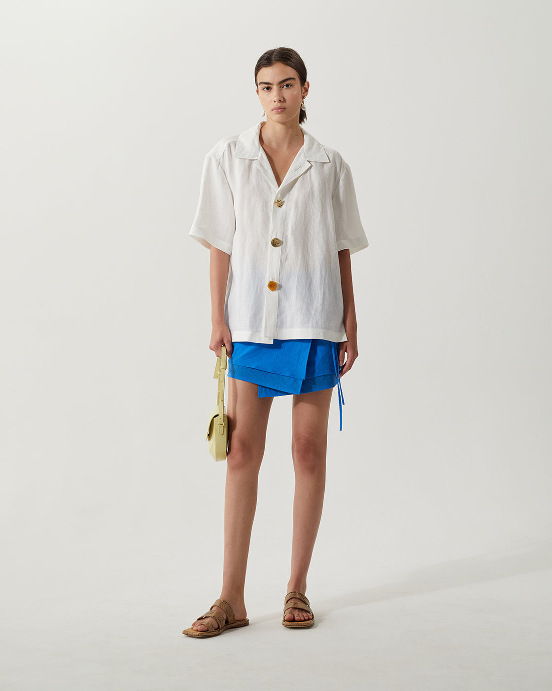 Marty Shirt Linen Off-White