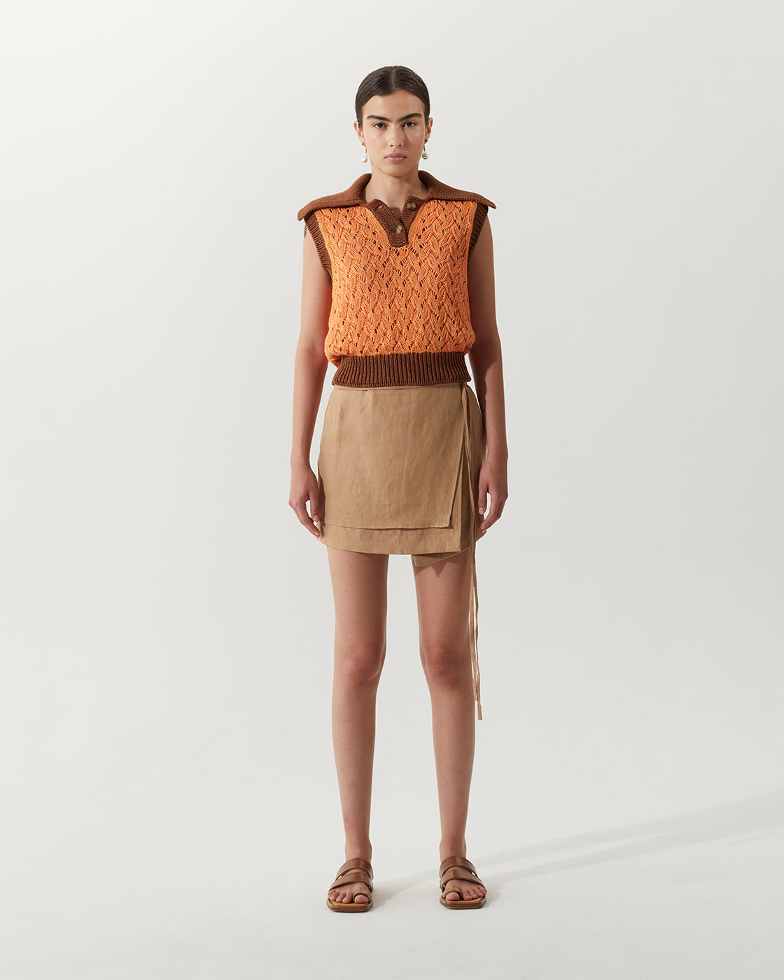 Elfie Vest Organic Cotton Orange