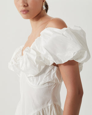 Erin Dress Silk Off-White