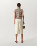 Viola Skirt Silk Satin Butter