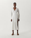 Irena Dress Linen Off-White