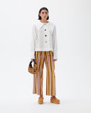 Elliot Shirt Cotton Seersucker Off-White