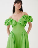 Erin Dress Organic Cotton Lime