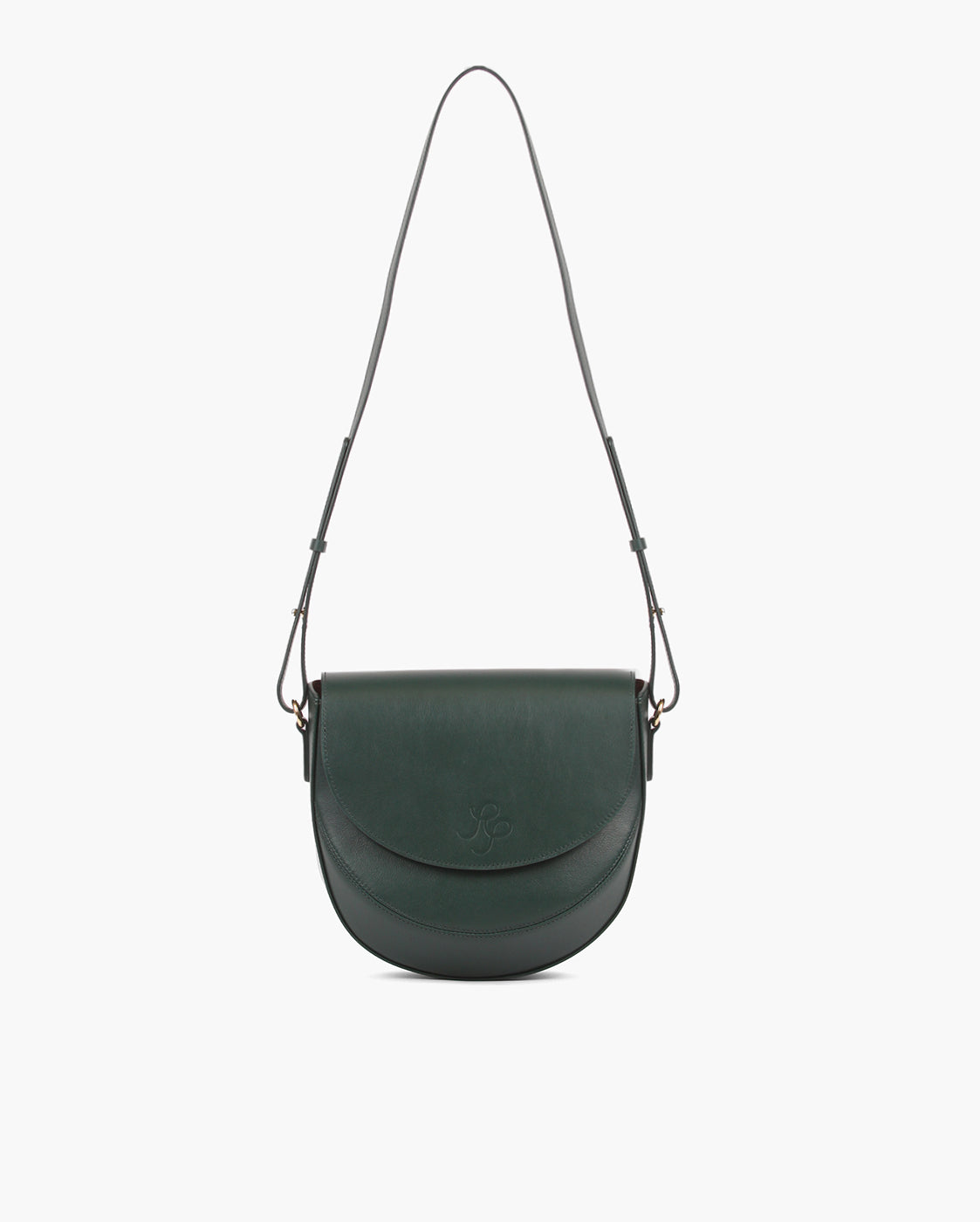 Midi Crossbody Smooth Leather Forest