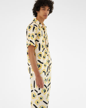 Marty Shirt Organic Cotton Flower Print - Special Price