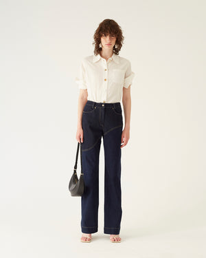 Laney Jeans Organic Cotton Denim Indigo