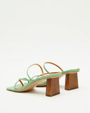 Harley Heeled Sandal 65mm Nappa Mint